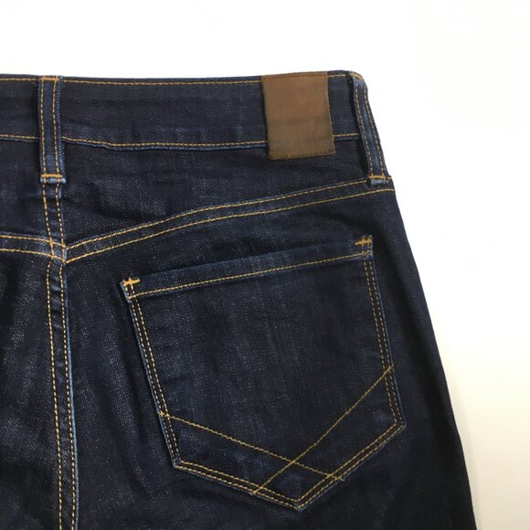 RALEIGH Hand Crafted North Carolina US Dark Wash Straight Leg 5 Pocket Jeans - Picture 10 of 16